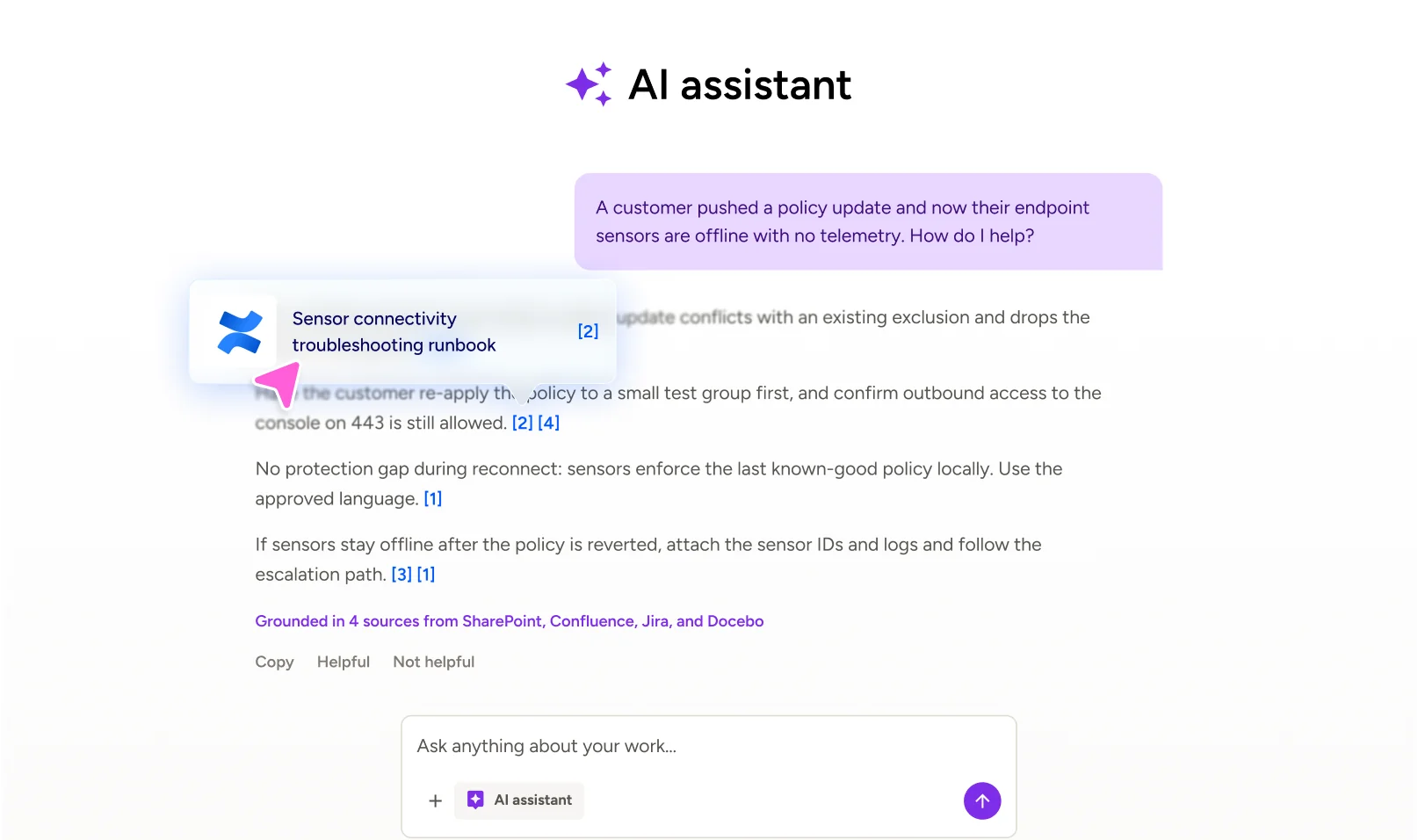 Docebo Knowledge screen