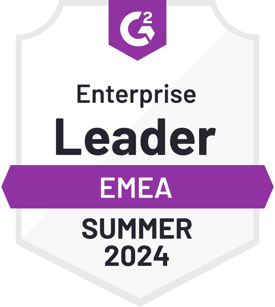 G2 Summer 2024 Enterprise Leader EMEA
