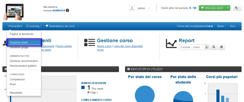 gestione utenti