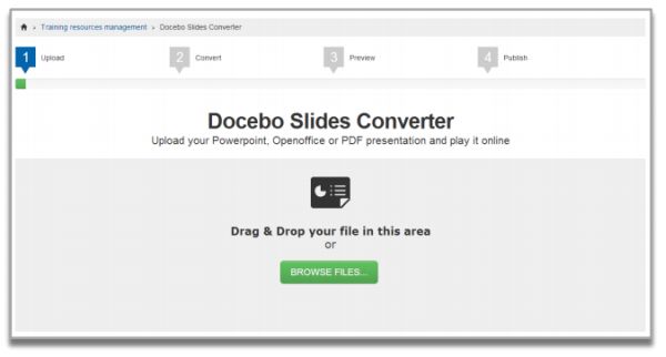 Docebo - Convertitore Slide in Corsi