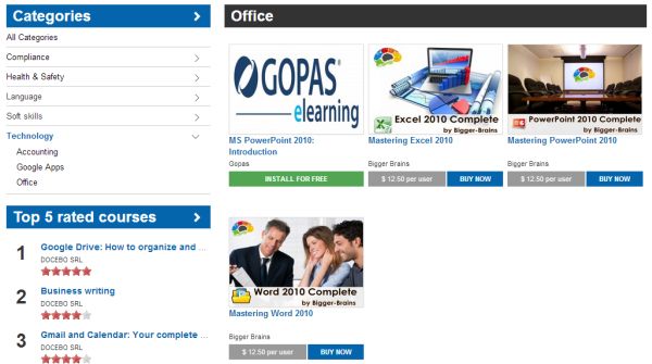 Corsi E-Learning su Marketplace