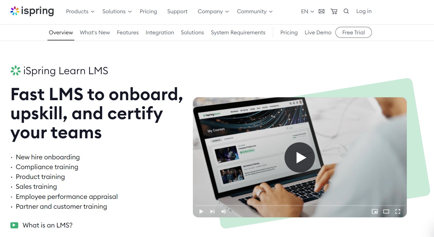 ispring learn LMS