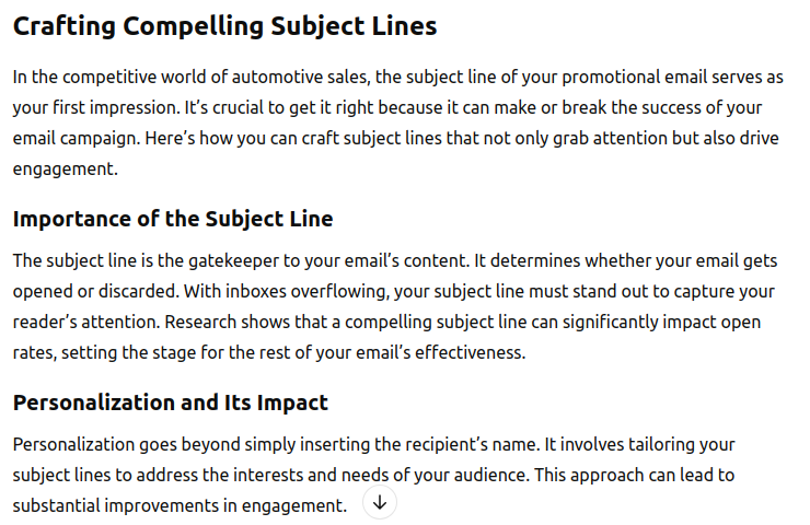 You can use genAI to write the whole article or a part of it.