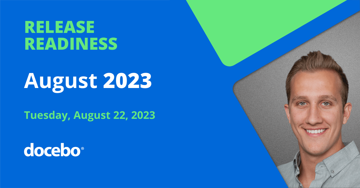 Thumbnail for August 2023 Release Readiness Webinar